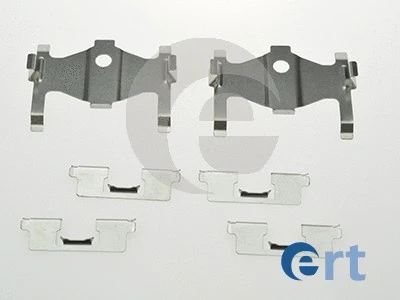 420118 ERT Комплектующие, колодки дискового тормоза (фото 1)