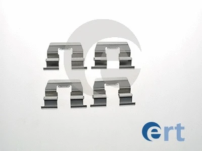 420152 ERT Комплектующие, колодки дискового тормоза (фото 1)