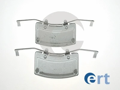 420185 ERT Комплектующие, колодки дискового тормоза (фото 1)