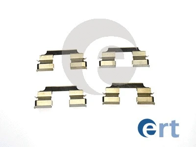 420204 ERT Комплектующие, колодки дискового тормоза (фото 1)