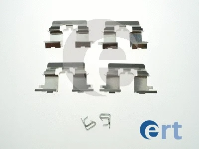 420247 ERT Комплектующие, колодки дискового тормоза (фото 1)