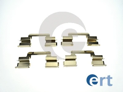 420332 ERT Комплектующие, колодки дискового тормоза (фото 1)