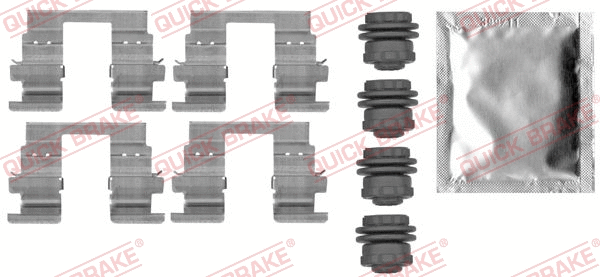 109-0013 OJD Комплектующие, колодки дискового тормоза (фото 1)
