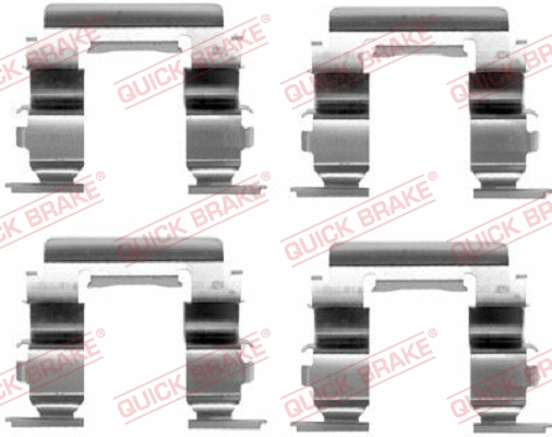 109-1181 OJD Комплектующие, колодки дискового тормоза (фото 1)