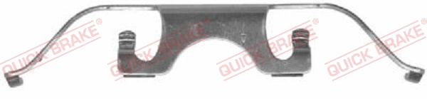 109-1224-1 OJD Комплектующие, колодки дискового тормоза (фото 1)