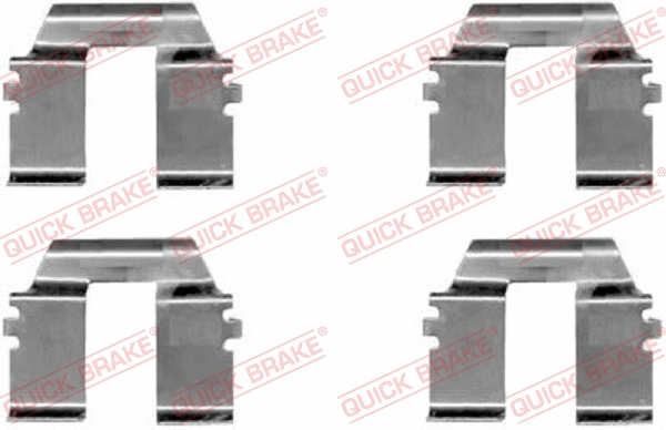109-1232 OJD Комплектующие, колодки дискового тормоза (фото 1)