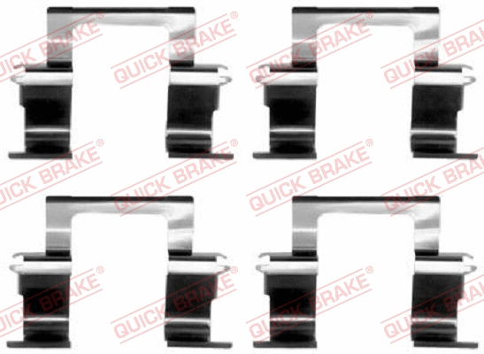 109-1274 OJD Комплектующие, колодки дискового тормоза (фото 1)