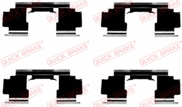 109-1276 OJD Комплектующие, колодки дискового тормоза (фото 1)