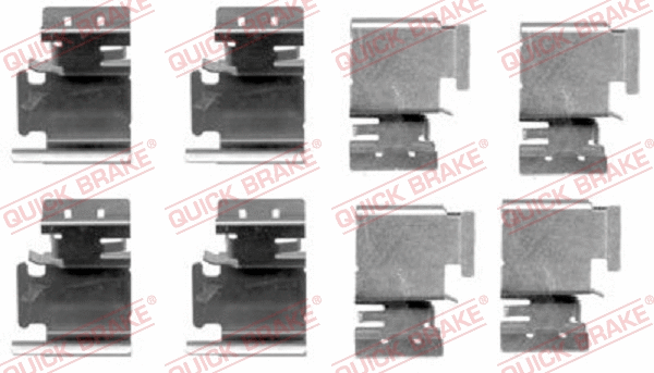 109-1298 OJD Комплектующие, колодки дискового тормоза (фото 1)