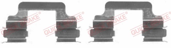 109-1610-1 OJD Комплектующие, колодки дискового тормоза (фото 1)