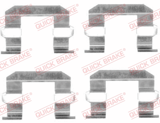 109-1645 OJD Комплектующие, колодки дискового тормоза (фото 1)