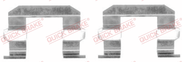 109-1645-1 OJD Комплектующие, колодки дискового тормоза (фото 1)