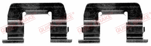109-1668-1 OJD Комплектующие, колодки дискового тормоза (фото 1)