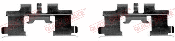 109-1677-1 OJD Комплектующие, колодки дискового тормоза (фото 1)