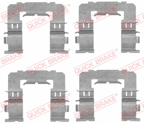 109-1742 OJD Комплектующие, колодки дискового тормоза (фото 1)