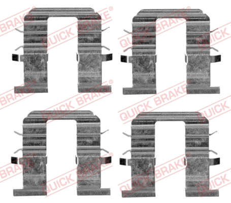 109-1746 OJD Комплектующие, колодки дискового тормоза (фото 1)