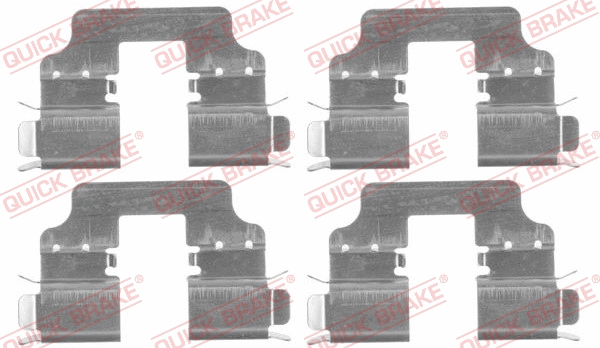 109-1750 OJD Комплектующие, колодки дискового тормоза (фото 1)