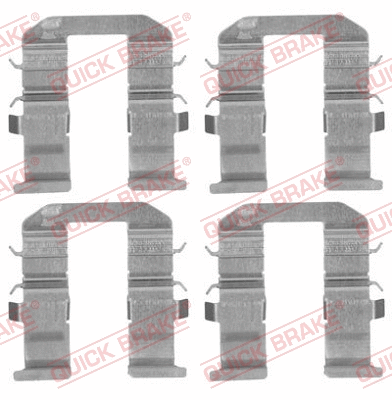 109-1758 OJD Комплектующие, колодки дискового тормоза (фото 1)