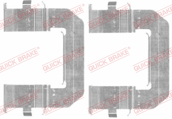 109-1776-1 OJD Комплектующие, колодки дискового тормоза (фото 1)