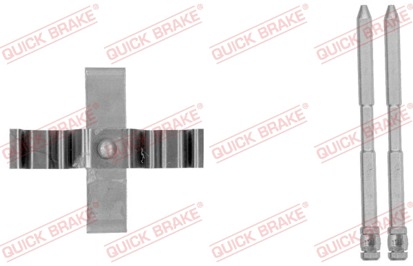 109-1801-1 OJD Комплектующие, колодки дискового тормоза (фото 1)