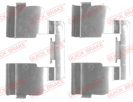 109-1835R-1 OJD Комплектующие, колодки дискового тормоза (фото 1)