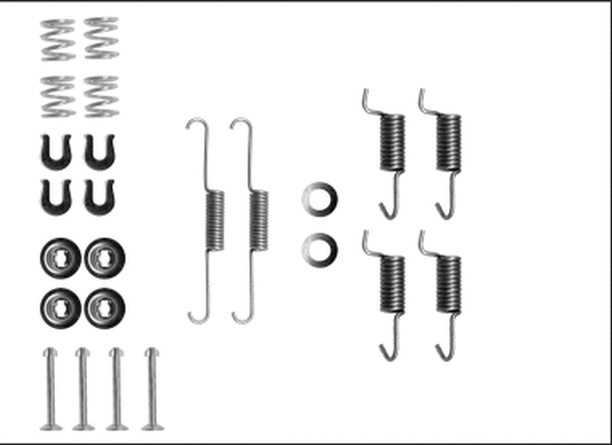 8DZ 355 205-911 BEHR/HELLA/PAGID Комплектующие, стояночная тормозная система (фото 1)