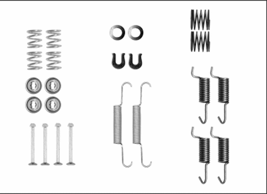 8DZ 355 205-941 BEHR/HELLA/PAGID Комплектующие, стояночная тормозная система (фото 1)