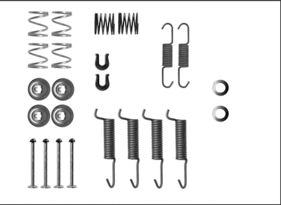 8DZ 355 205-971 BEHR/HELLA/PAGID Комплектующие, стояночная тормозная система (фото 1)