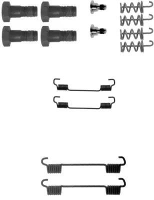 X0162 BEHR/HELLA/PAGID Комплектующие, стояночная тормозная система (фото 1)