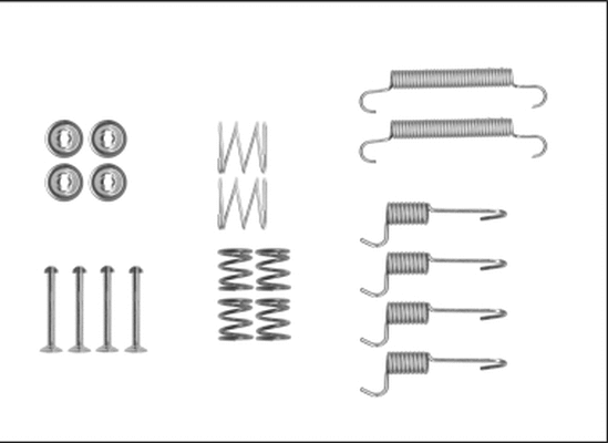 X0276 BEHR/HELLA/PAGID Комплектующие, стояночная тормозная система (фото 1)