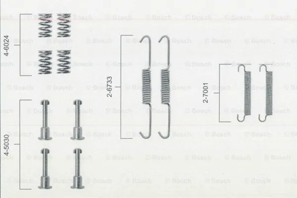 1 987 475 149 BOSCH Комплектующие, стояночная тормозная система (фото 1)