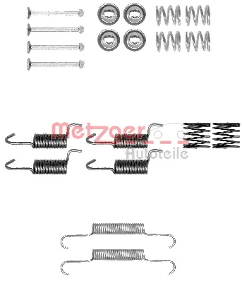 105-0010 METZGER Комплектующие, стояночная тормозная система (фото 1)