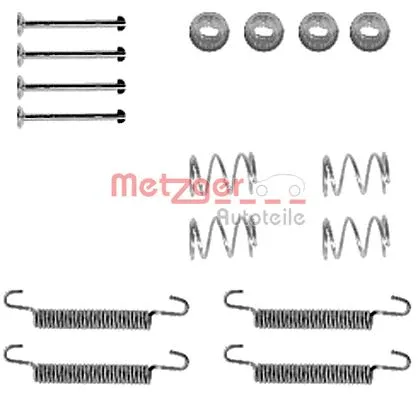 105-0791 METZGER Комплектующие, стояночная тормозная система (фото 1)