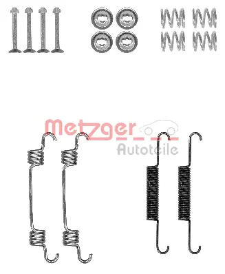 105-0887 METZGER Комплектующие, стояночная тормозная система (фото 1)