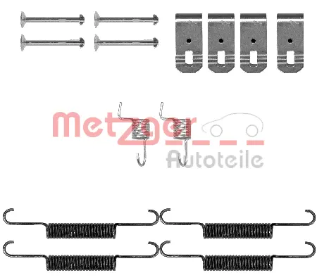 105-0895 METZGER Комплектующие, стояночная тормозная система (фото 1)