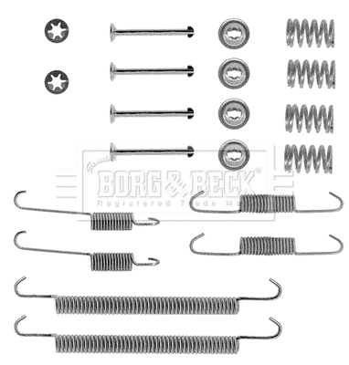 BBK6004 BORG & BECK Комплектующие, стояночная тормозная система (фото 1)