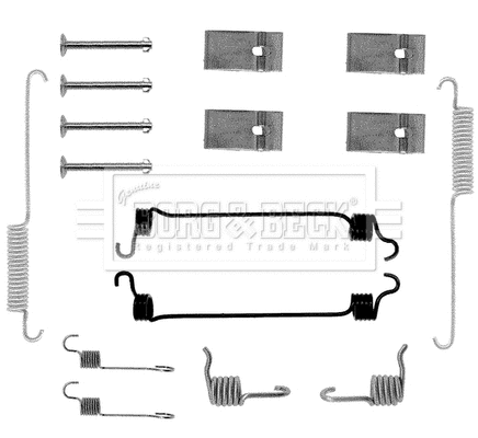 BBK6026 BORG & BECK Комплектующие, стояночная тормозная система (фото 1)