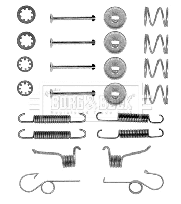 BBK6027 BORG & BECK Комплектующие, стояночная тормозная система (фото 1)