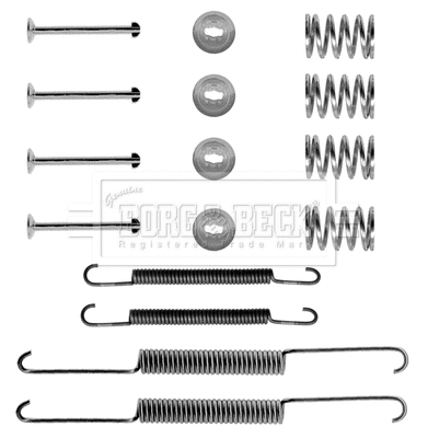 BBK6114 BORG & BECK Комплектующие, стояночная тормозная система (фото 1)