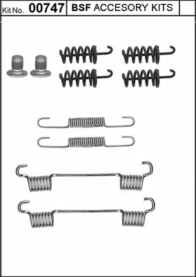 00747 BSF Комплектующие, стояночная тормозная система (фото 1)