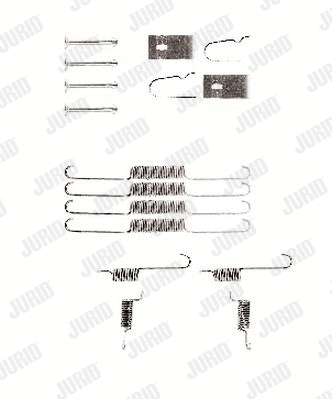 771092J JURID Комплектующие, тормозная колодка (фото 1)