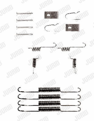 771093J JURID Комплектующие, тормозная колодка (фото 1)