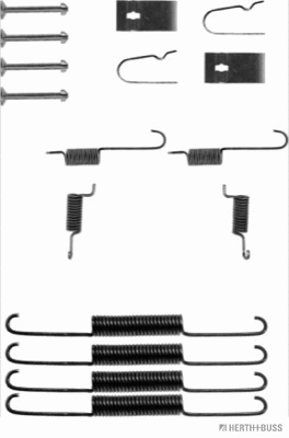 J3563002 HERTH+BUSS Комплектующие, тормозная колодка (фото 1)