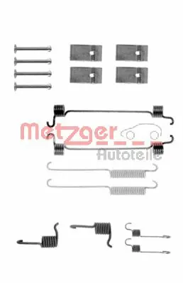 105-0676 METZGER Комплектующие, тормозная колодка (фото 1)