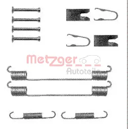 105-0883 METZGER Комплектующие, тормозная колодка (фото 1)