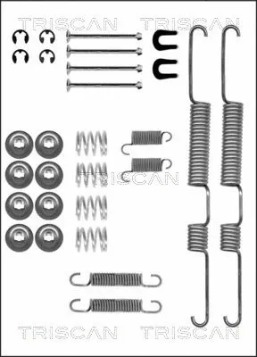 8105 132585 TRISCAN Комплектующие, тормозная колодка (фото 1)
