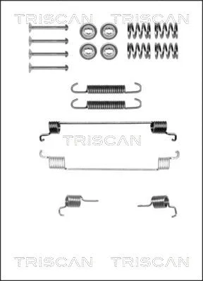 8105 152540 TRISCAN Комплектующие, тормозная колодка (фото 1)