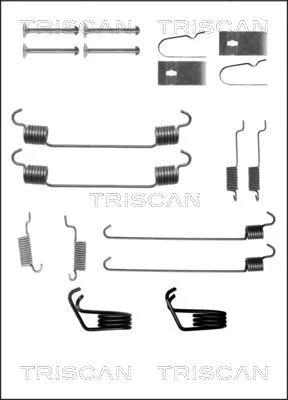 8105 502557 TRISCAN Комплектующие, тормозная колодка (фото 1)