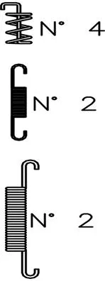 1385 FRI.TECH. Комплектующие, тормозная колодка (фото 1)