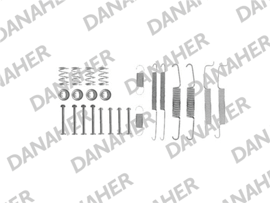 7569 DANAHER Комплектующие, тормозная колодка (фото 1)